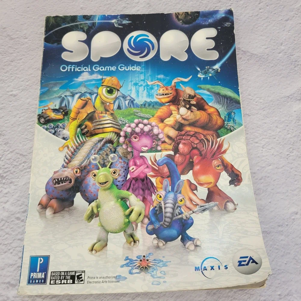 Spore PC Mac Game Bundle‎ Galactic Adventures Creepy & Cute Prima Guide EA Maxis